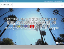 Tablet Screenshot of lafuentehollywood.com